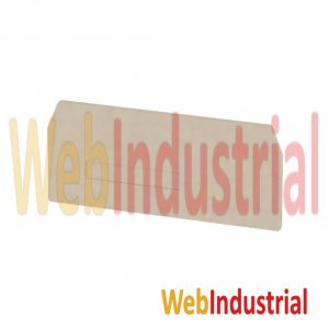 WEB INDUSTRIAL - WEIDMULLER 1748660000 - Tapa Final de bornera 74x2,7mm serie Z