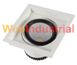 NK LED - NK-MDLW1-10W - Lum LED cuadrado 10W empotrar, 6500K