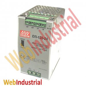 MEAN WELL - DR-120-24-5 - DIN Rail Power Supply 120W 24VDC 5A