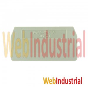 WEB INDUSTRIAL - WEIDMULLER 1608740000 - Tapa Final de bornera 59,5x2mm serie Z