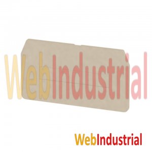 WEB INDUSTRIAL - WEIDMULLER 1632090000 - Tapa Final de bornera 62x2mm serie Z