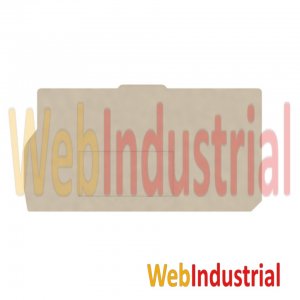 WEB INDUSTRIAL - WEIDMULLER 1896330000 - Tapa Final de bornera 2,5mm2 serie P