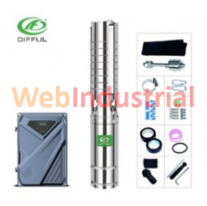 DIFFUL - 4DSC11-120-300-2200 A/D - Bomba Solar Sumergible de 2200 W