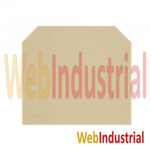 WEB INDUSTRIAL - WEIDMULLER C027956.0100 - Tapa final 36,5x1,5mm beige serie SAK