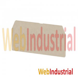 WEB INDUSTRIAL - WEIDMULLER 1608830000 - Tapa Final de bornera 65x2mm serie Z