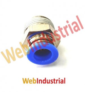 WEB INDUSTRIAL - AIRTAC - PC08-03 racord recto 3/8”, Ø 8mm